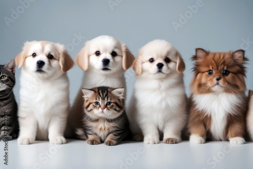 'cute group background design pets banner white adorable akita animal beautiful bernese bird breed british rabbit care cat chihuahua clinic collage collection companion different domestic friends'