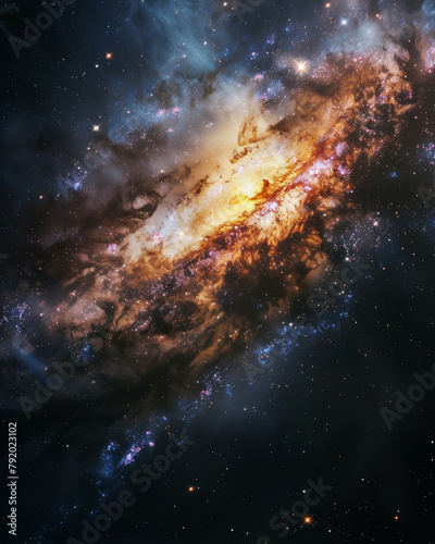 Iridescent Cosmos Capturing Celestial Splendor