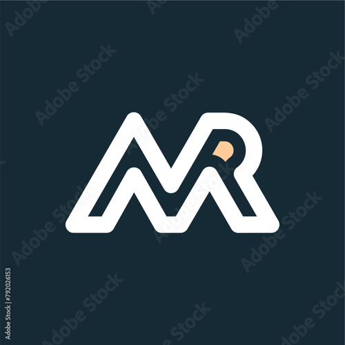 M and R initials logo
