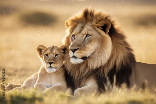 'mother notches pride kenya mara cub lion rongai masai lionkenyaafricawildnaturepredatorwildlifebaby animal africa wild nature predator wildlife' photo