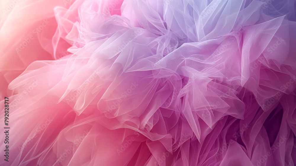 Ballet tutu skirt in pink and lavender