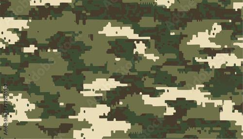 Ukrainian digital camouflage pattern, Ukraine Military Uniform print as background