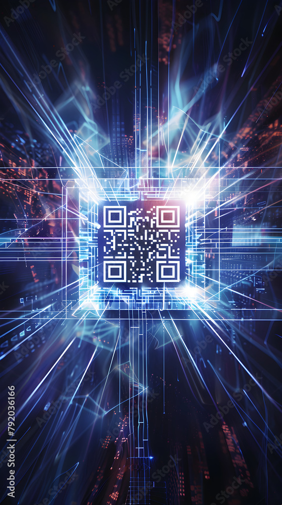 Fusion of QR Code and Digital Innovation: A Dramatic Depiction of Modern Technology