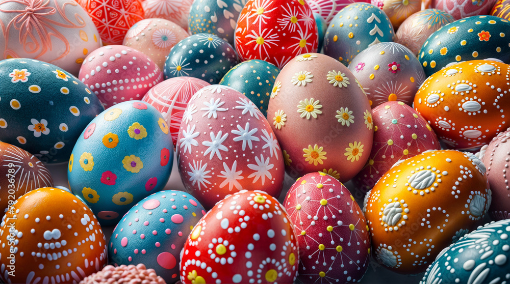 brightly colored Easter eggs brightly colored Easter eggs