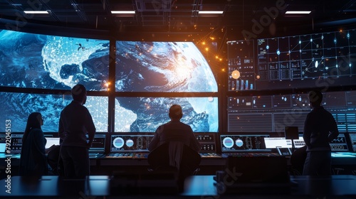 Orbital Symphony Aerospace Controllers in Action