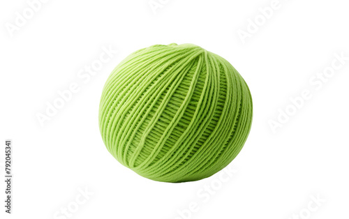 green wool ball