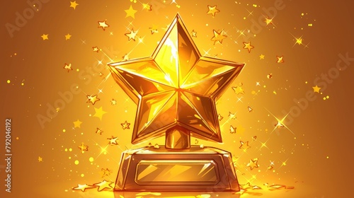 Celebrate the triumph of competition winners with a dazzling gold star statuette a lavish prize for top performing employees talented musicians and skilled athletes alike Whether it s a reco photo