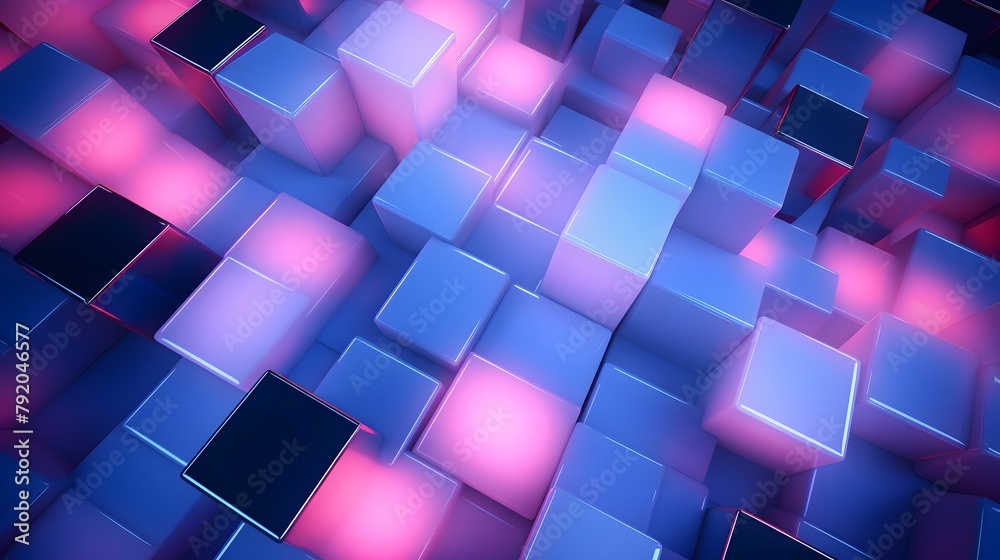 3d rendering of blue and pink abstract geometric background. Scene for advertising, technology, showcase, banner, game, sport, cosmetic, business, metaverse. Sci-Fi Illustration. Product display 3d rendering of blue and pink abstract geometric background. Scene for advertising, technology, showcase, banner, game, sport, cosmetic, business, metaverse. Sci-Fi Illustration. Product display