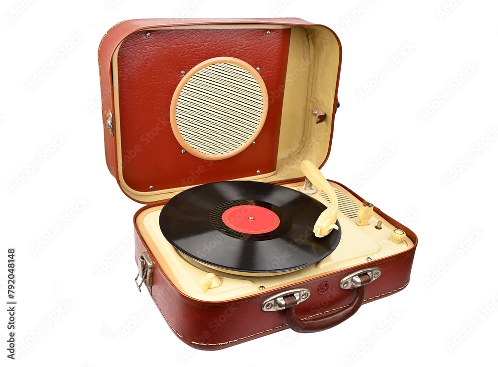 Fototapeta premium Old vinyl player