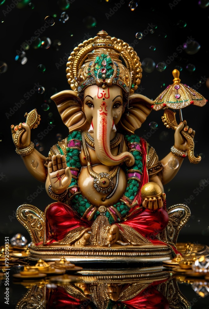 Lord Ganesha Blesses with Wisdom