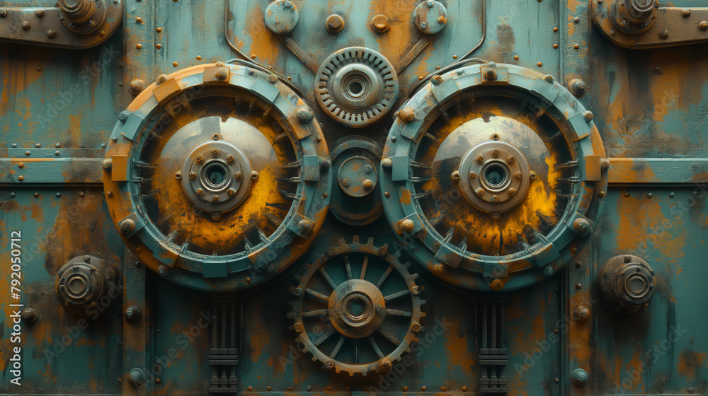 Symmetrical Old Gearing Symmetrical Old Gearing