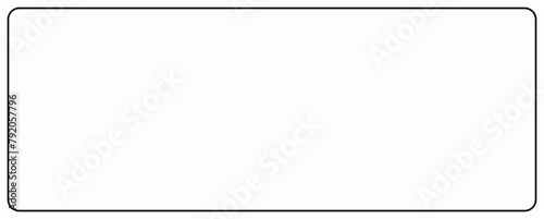Blank License Plate

