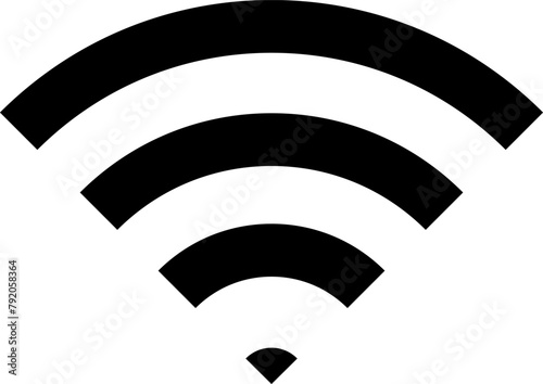 Wi-Fi Icon Vector. Wireless and wifi icon symbols and sign.