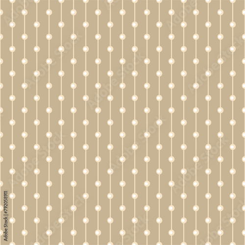Seamless glamour print pattern with beads jewelry art decor wallpaper for textile, package, paper