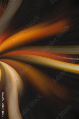 Background with blurred orange-yellow lines. Abstract illustration