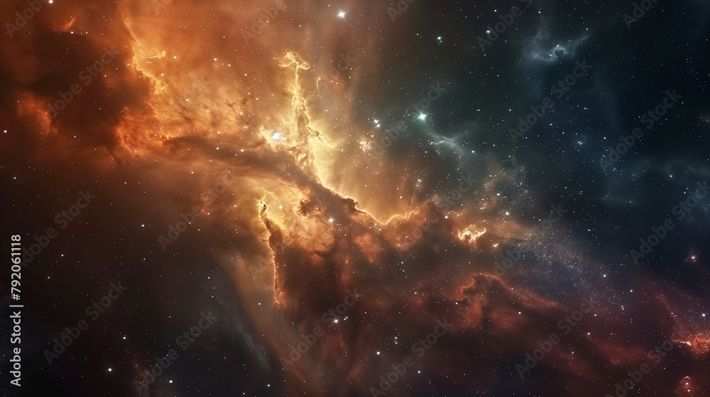 Obraz premium nebula in space