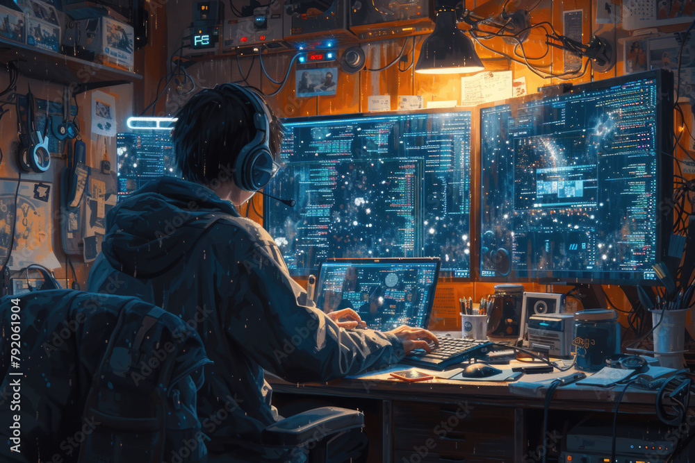Cyber Specialist at Work: Real-Time Data Monitoring Cyber Specialist at Work: Real-Time Data Monitoring