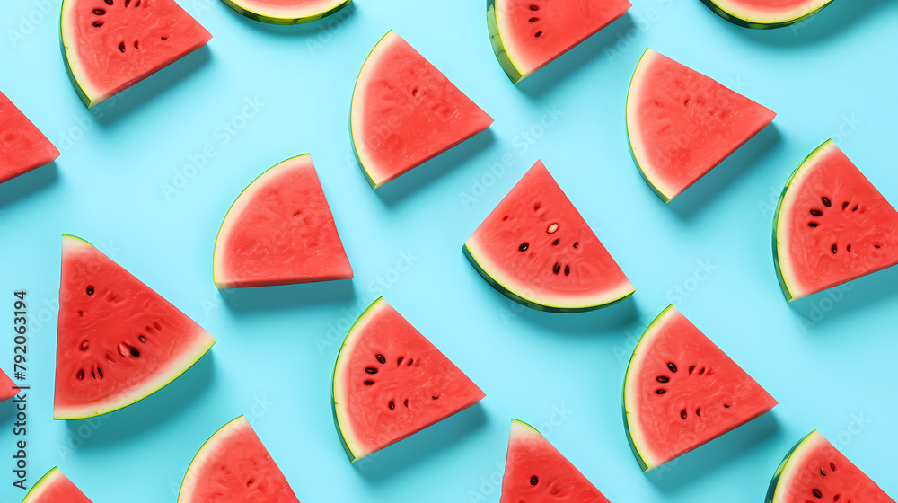 Ripe watermelon close-up Ripe watermelon close-up