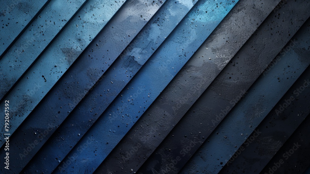 Blue abstract stripes on a dark blue background