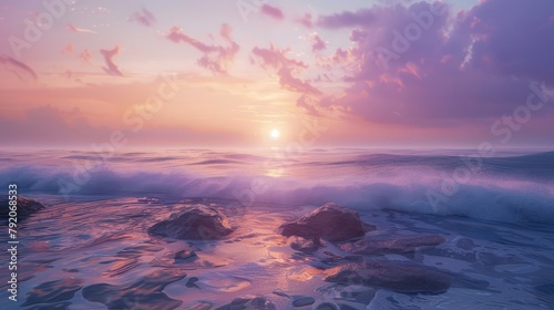 Serene whispers of dawn breaking over the horizon of possibility, painting the world in hues of soft, ephemeral light. 8k, realistic, full ultra HD, high resolution, and cinematic photo