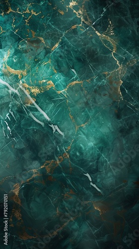 Emerald marble texture with veins of gold and green shades, natural natural calm shades. Wallpaper, background, for use in design