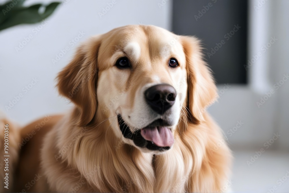 'golden isolated retriever white portrait background dog labrador adorable big animal breed canino doggy domestic friends mammal obedient pedigree pet purebred studio brown friendly clever tenacious'