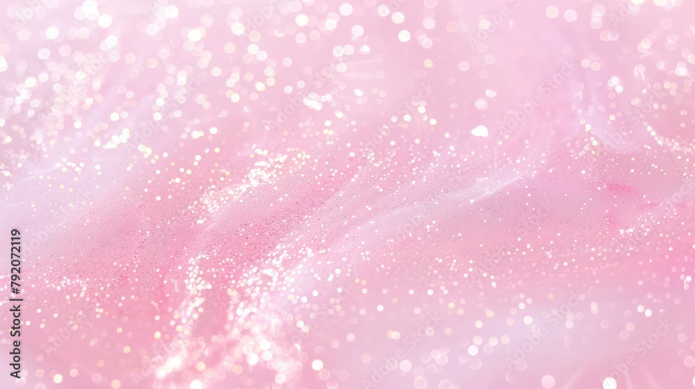 Abstract soft pink background with sparkling glitter and bokeh effect perfect for festive and celebratory themes Abstract soft pink background with sparkling glitter and bokeh effect perfect for festive and celebratory themes
