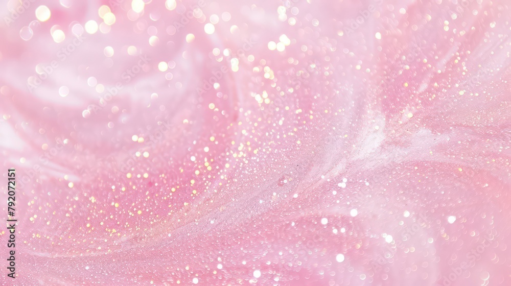 A soft pink abstract image with sparkling glitter and bokeh effects, radiating a dreamy, romantic atmosphere A soft pink abstract image with sparkling glitter and bokeh effects, radiating a dreamy, romantic atmosphere