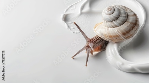 snail and face cream Generative AI