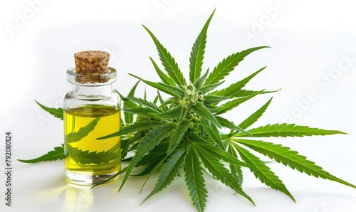 Green leaves of medicinal c...