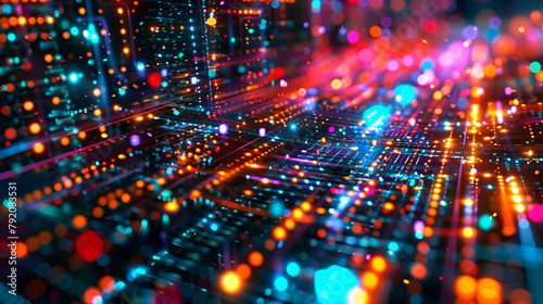 Wallpaper Mural datos en la red de transmisiones de internet cables transmisores velocidad en la red computadora por dentro telecomunicaciones del futuro ethernet futuro digital Torontodigital.ca