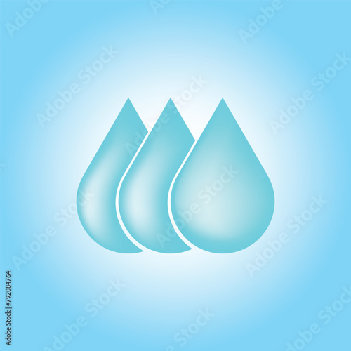  water drop graphic illustration
