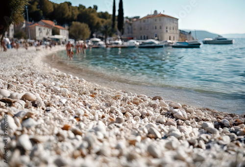 'south Croatia Croatia Split Beaches Background Water Sky Beach Summer Travel City Landscape Building Sea Architecture Blue Ocean Vacation Holiday Boat Europe Beautiful Palm Cityscape Tourism'