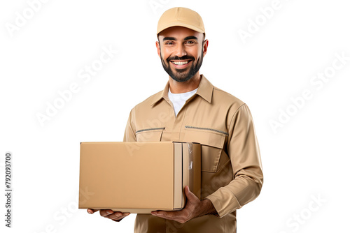 Happy arab delivery man.............