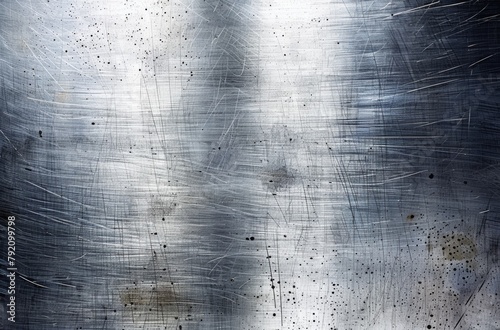 A detailed shot of a weathered metal surface, with scratches and wear, ideal for grunge-style backgrounds or texture overlays.