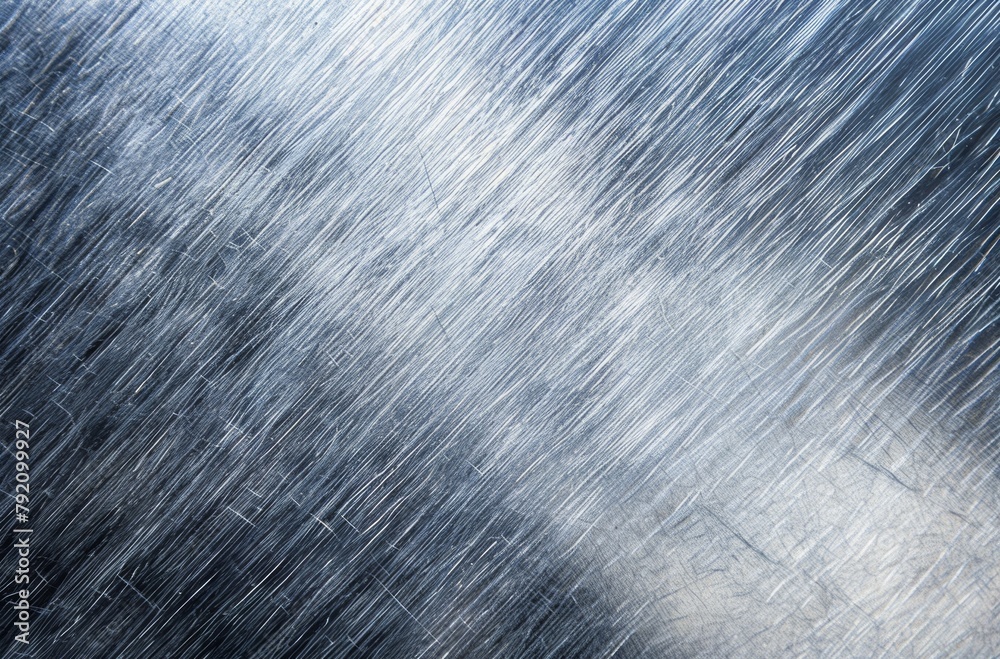 Diagonal scratches on a shimmering platinum metal surface, capturing the interplay of light and texture. Diagonal scratches on a shimmering platinum metal surface, capturing the interplay of light and texture.