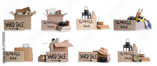 Collage of unwanted stuff f...