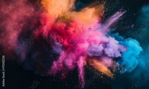 background with color smoke