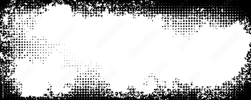 abstract grunge background. halftone banner