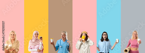 Collection of women with cu...
