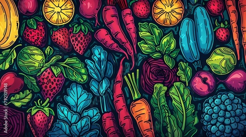 Believing vegetables held the key to artistic expression, the painter used vibrantly colored beet juice and crushed spinach to create a stunning abstract masterpiece that captured the essence of a sum photo