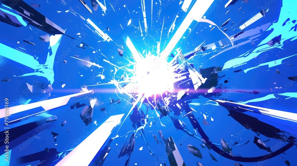 Fototapeta premium Experience the dynamic energy of manga and anime inspired comic speed lines featuring three distinct concentration styles radial vertical and diagonal in animated form for your cartoons Eac