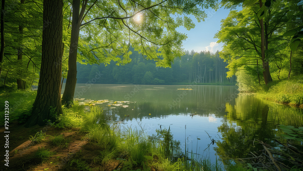 Nature’s Masterpiece: The Forest Lake Nature’s Masterpiece: The Forest Lake