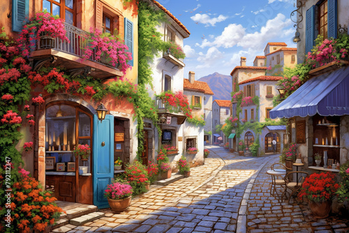 street in the town © Nature creative
