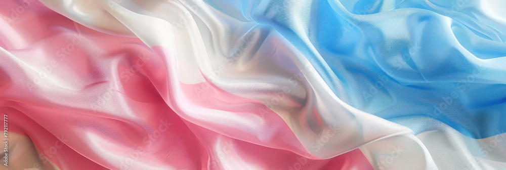 Fototapeta premium Abstract background of transgender LGBT flag