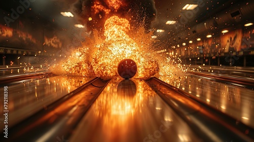 Combustible Strike: When Bowling Meets Fire