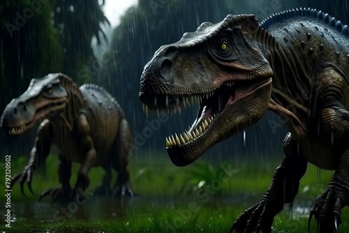 tyrannosaurus rex dinosaur © bersch28