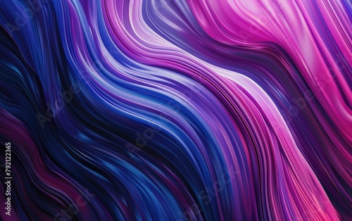 Abstract wavy background in shades of blue and pink  creating a vibrant and dynamic visual flow.