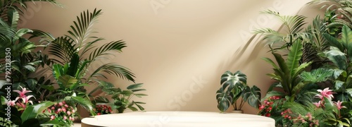Group of Tropical Plants Together
