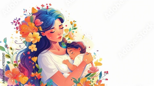Woman Holding Baby in Her Arms